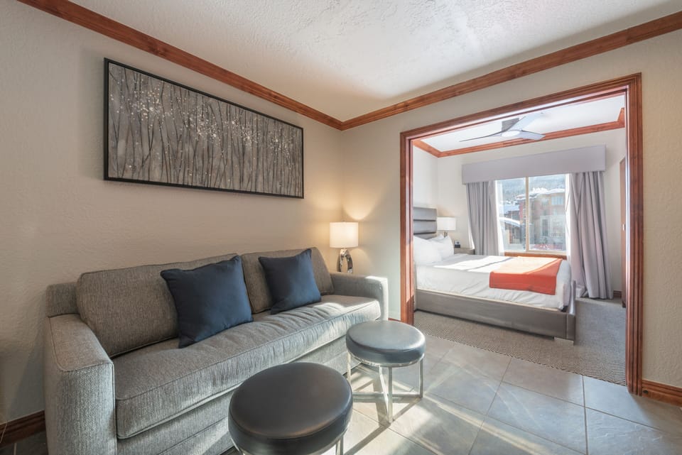 living room and bedroom