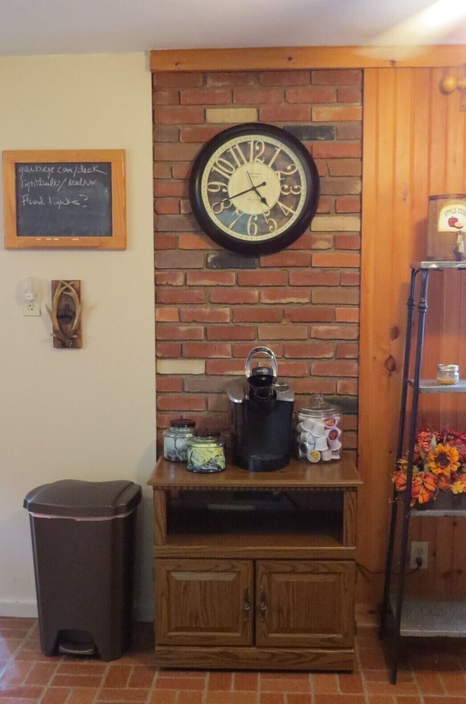 Stocked Keurig Coffee station