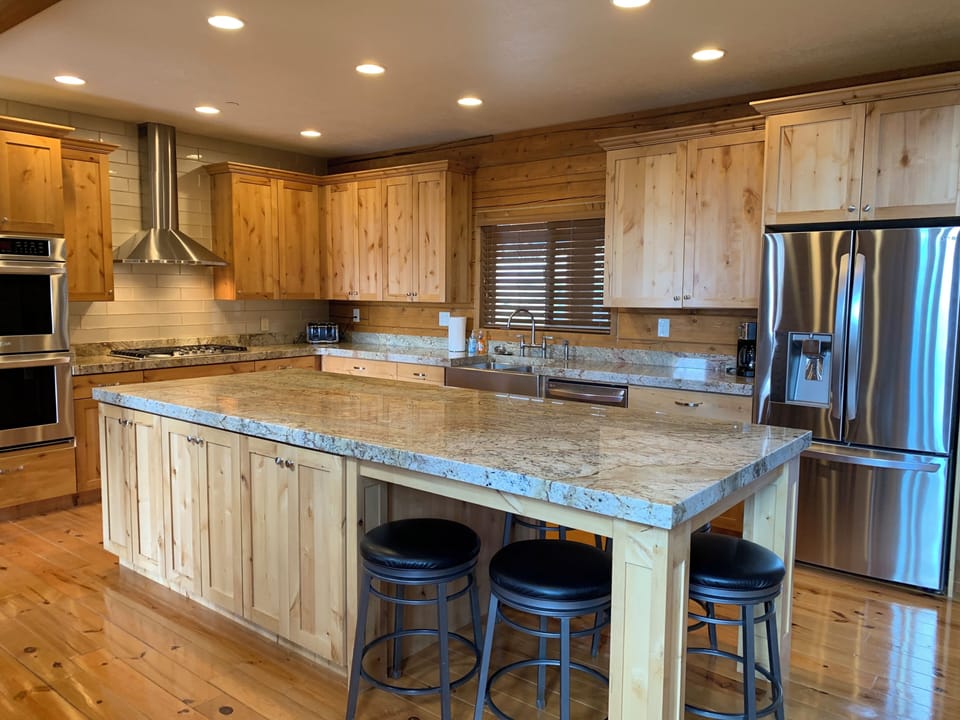 Kitchen with super island