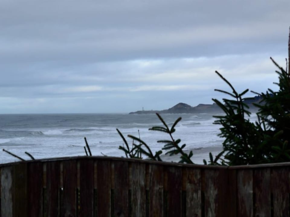 view North from deck