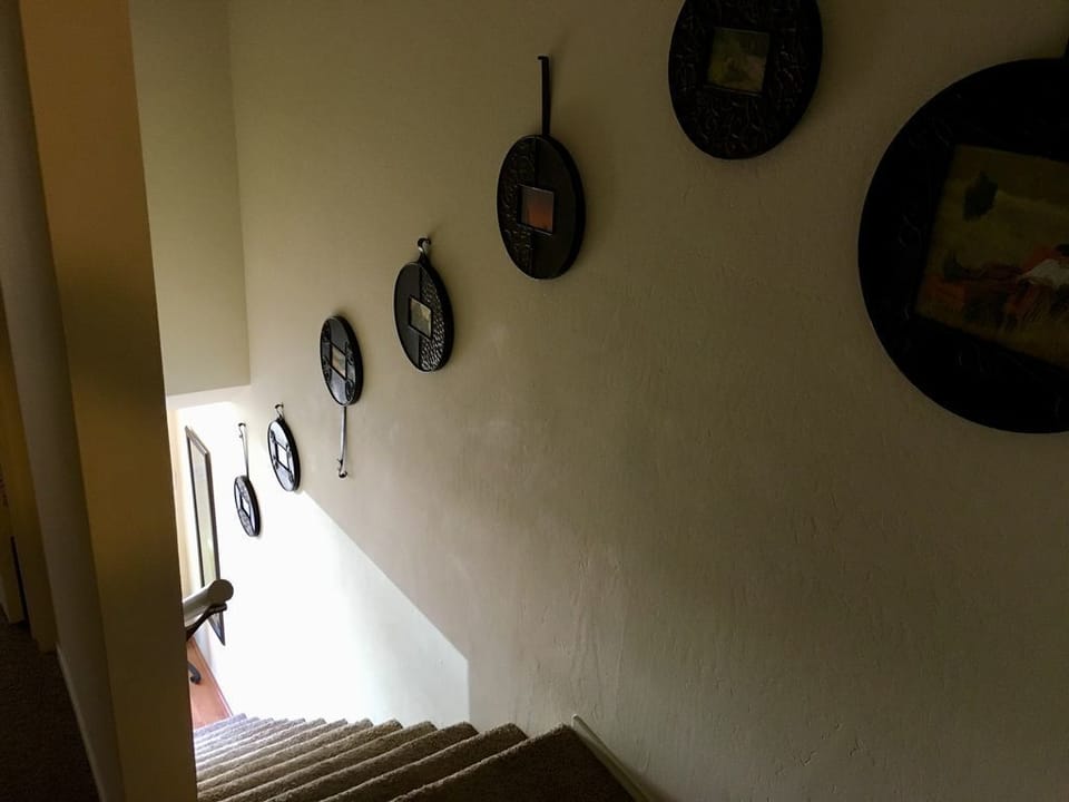 Stairway to bedrooms