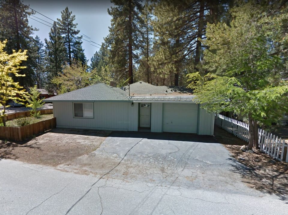 Driveway and 3 parking spaces