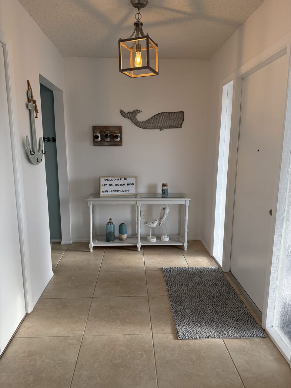 Front entry and closet
