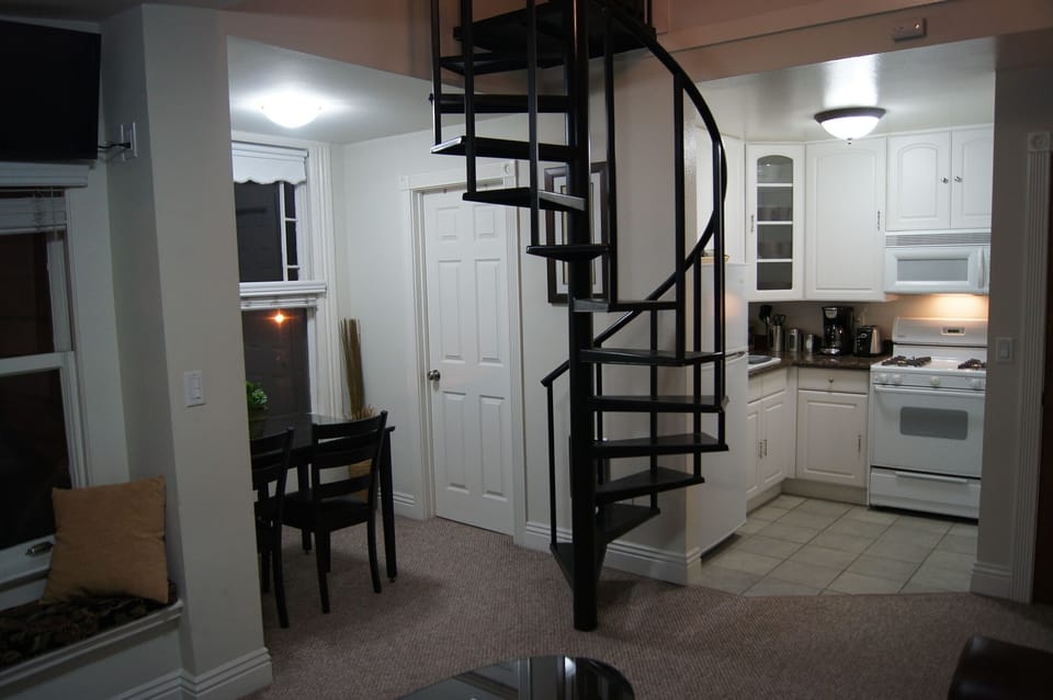 Spiral Staircase to Loft.