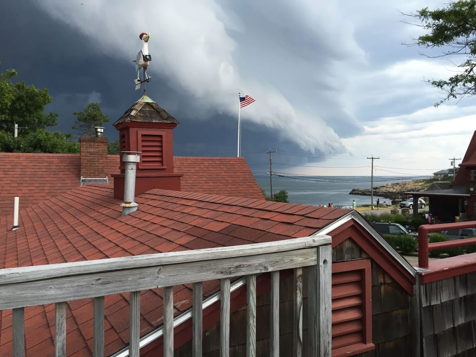 Sometimes we can be on the cutting edge of the weather. It's SO fun!