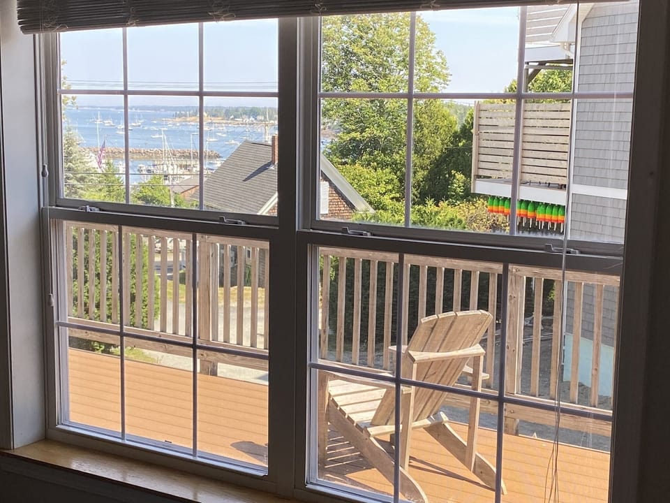 View of the marina and breakwater from Bedroom #4