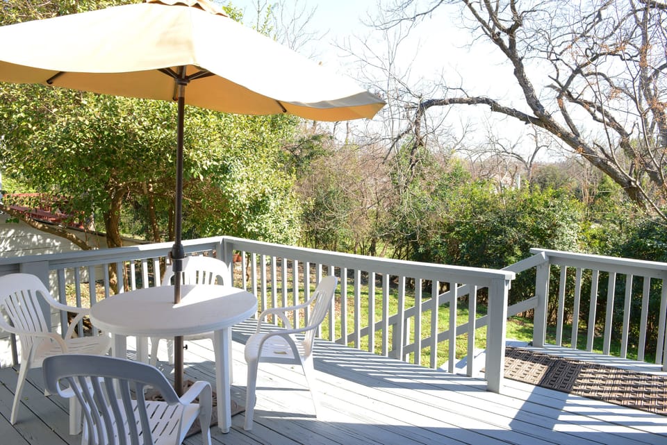 Secluded Back Deck