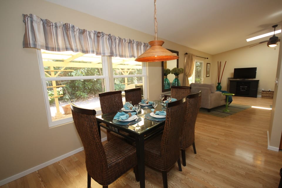 Dining with view into Living Room