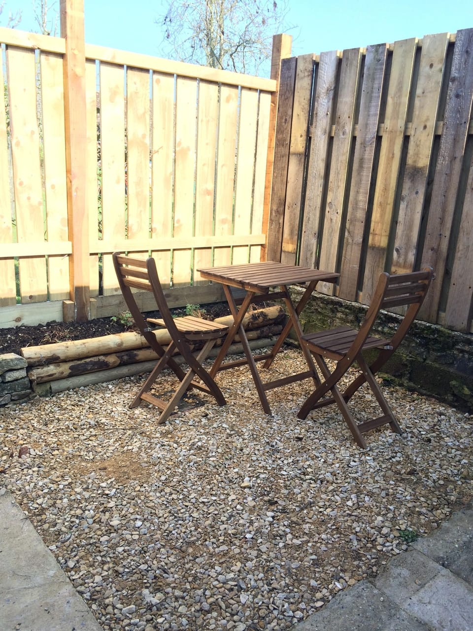 Private, enclosed courtyard garden for Studio guests, leading from the Studio