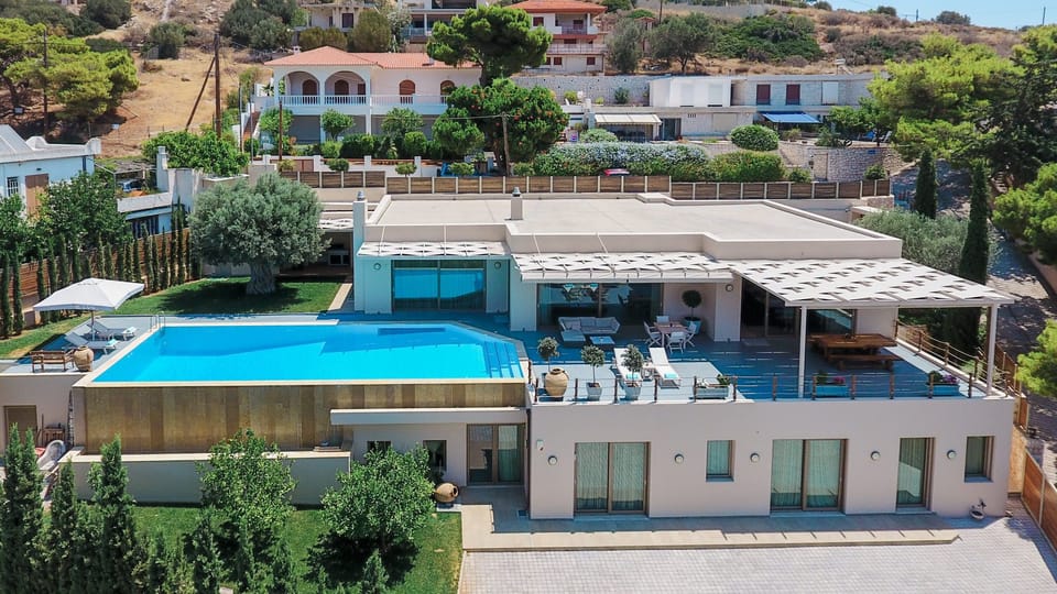 Villa Blue Coast - aerial view
