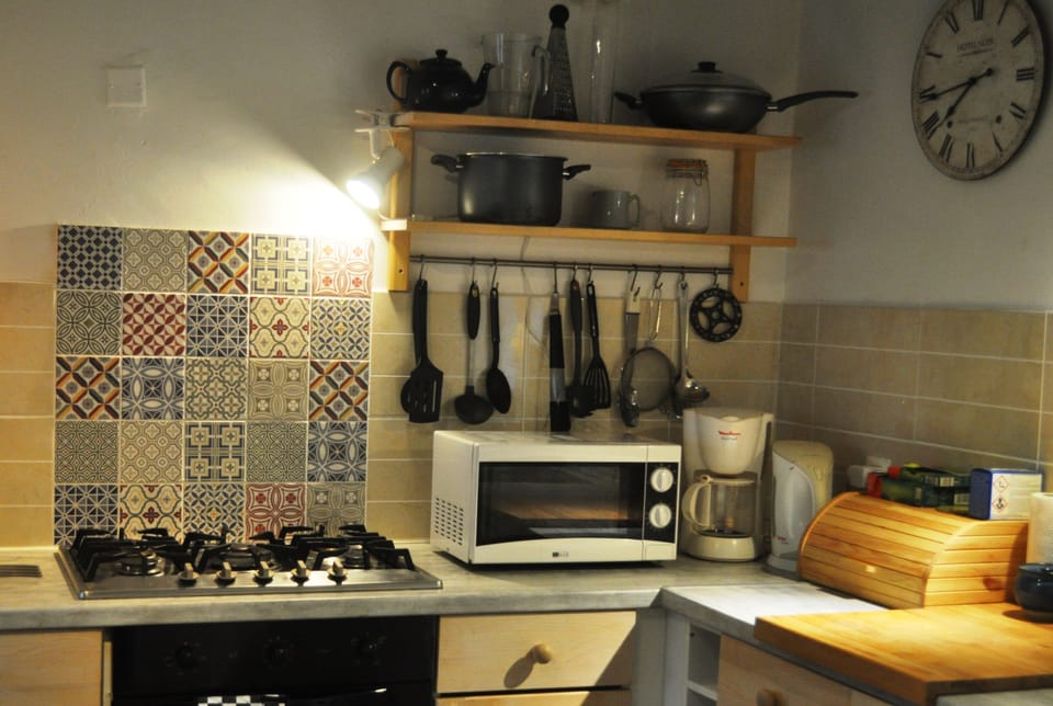 Well equipped and spacious kitchen