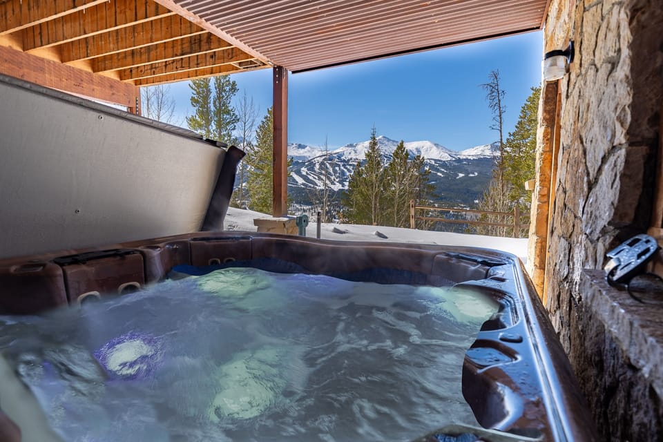 Hot tub with views