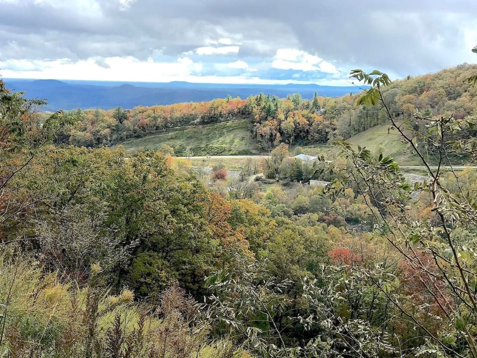 View of Elk ridge looking south