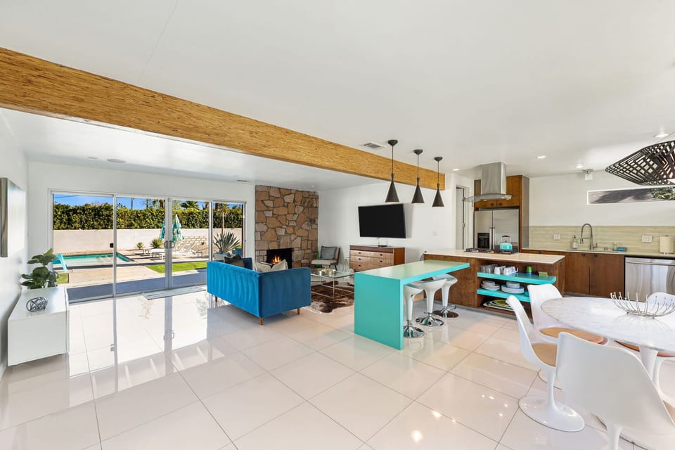 Mid century modern living space!