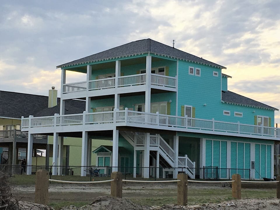 LIME IN THE COCONUT from the beach.