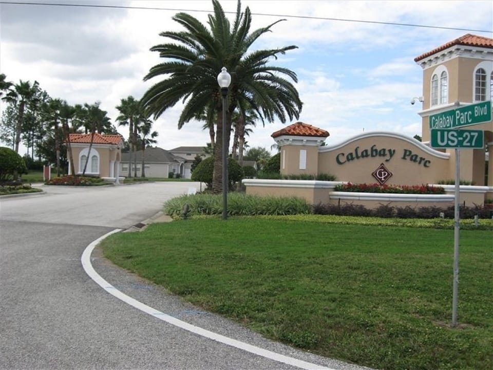 Entrance to Calabay Parc community off US Rt. 27