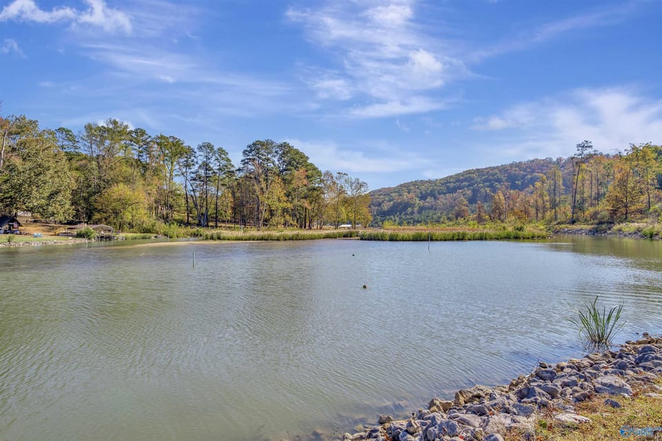 Lake from boat house