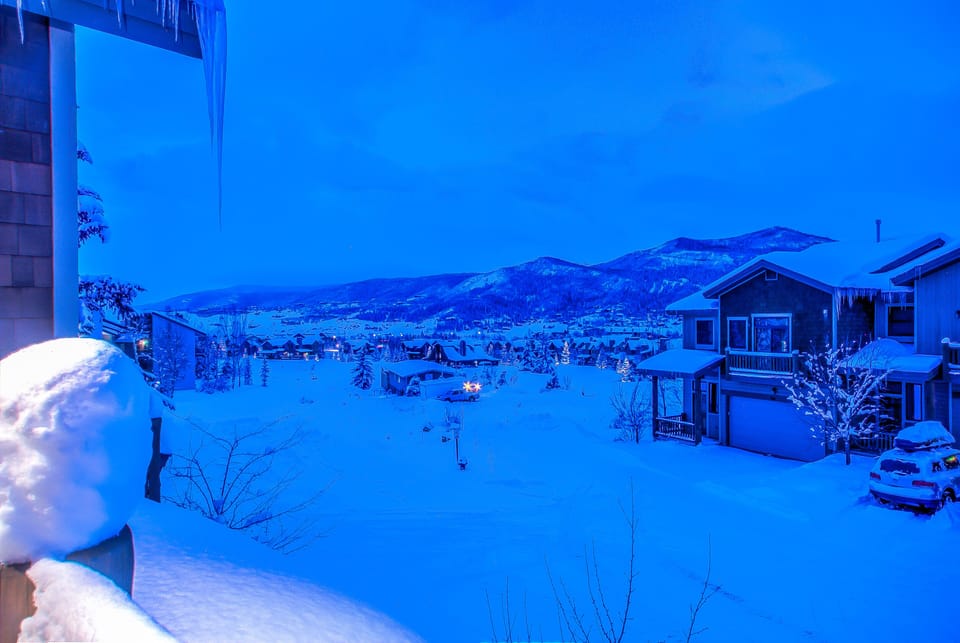 Outside winter