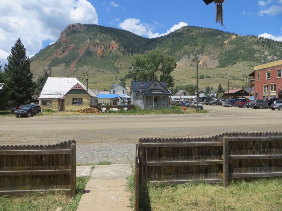 View from front porch facing Main Street 