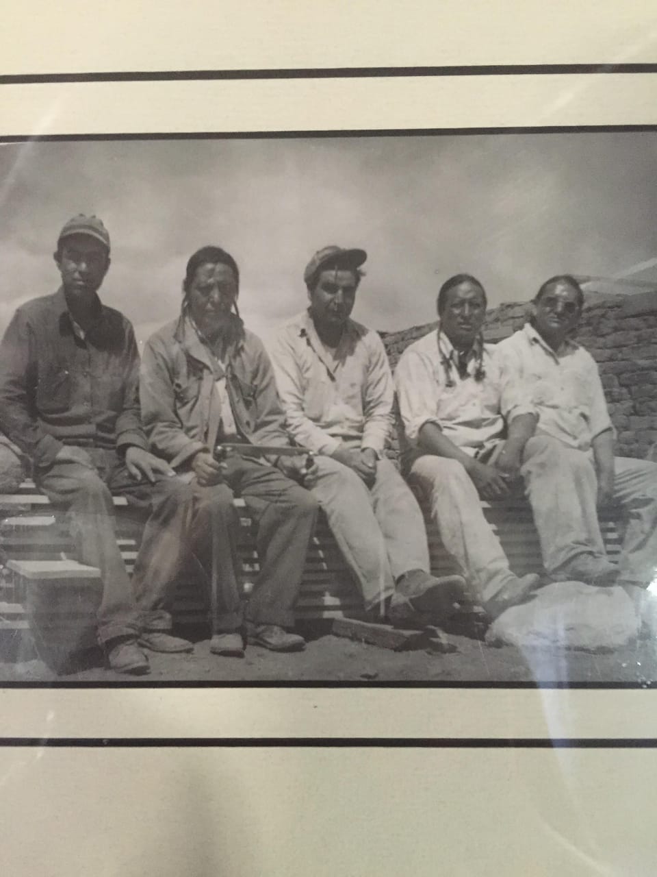 Taos pueblo men built this home in 1945 in their traditional way.