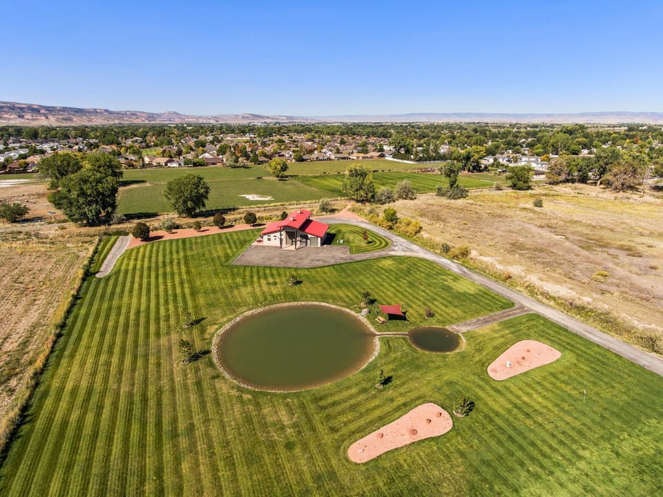Pond and farm views.