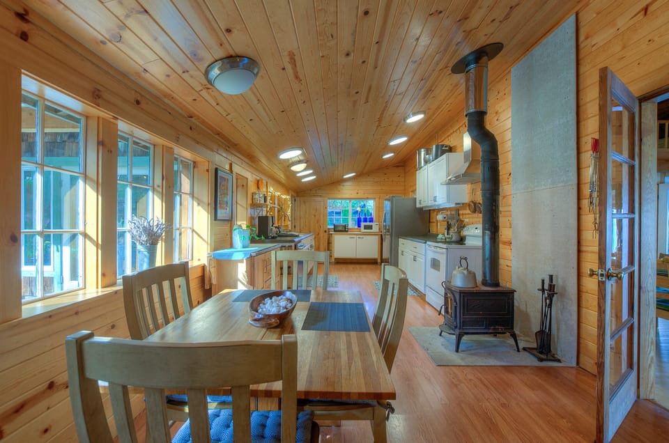 Cook gourmet meals in our large country kitchen.
