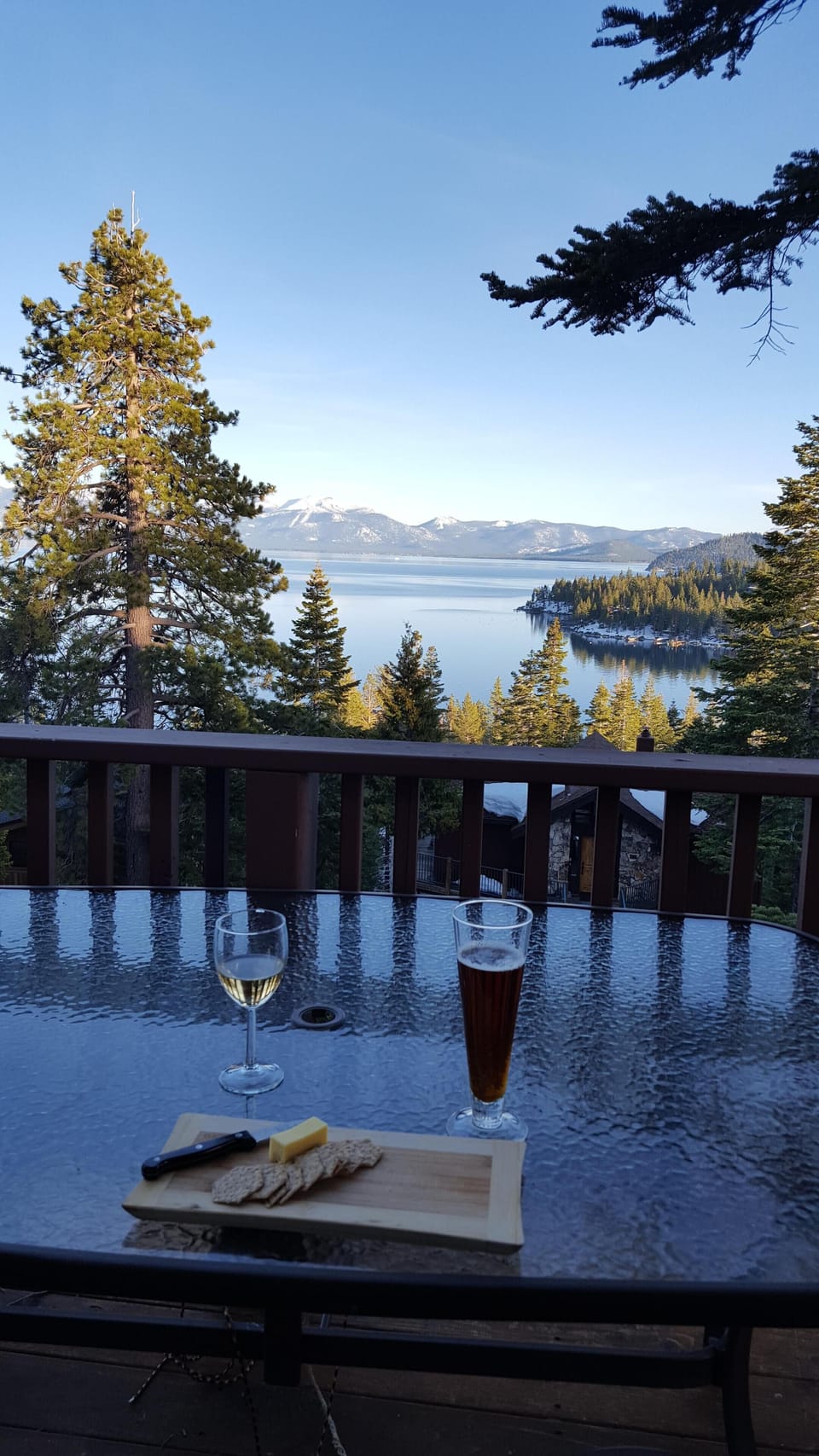 Enjoy a relaxing break on the deck! Beautiful sunsets!