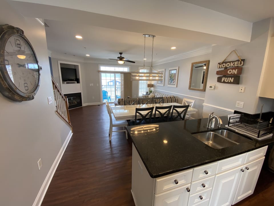 2nd Floor looking thru Dining and Living Area from Kitchen