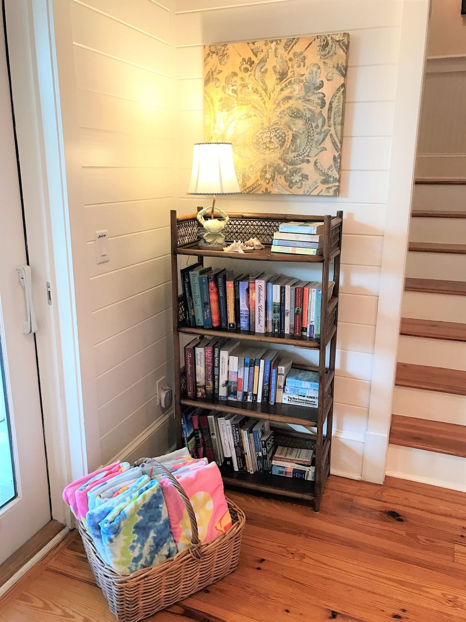 Great selection of books and games, as well as pool towels!