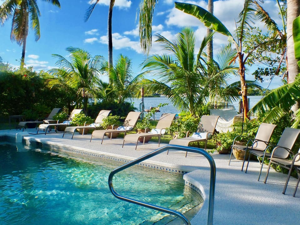 Beautiful heated swimming pool