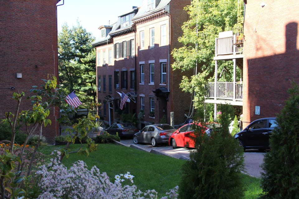 Location: quiet private way in the residential Fort Hill Neighborhood of BostonQ