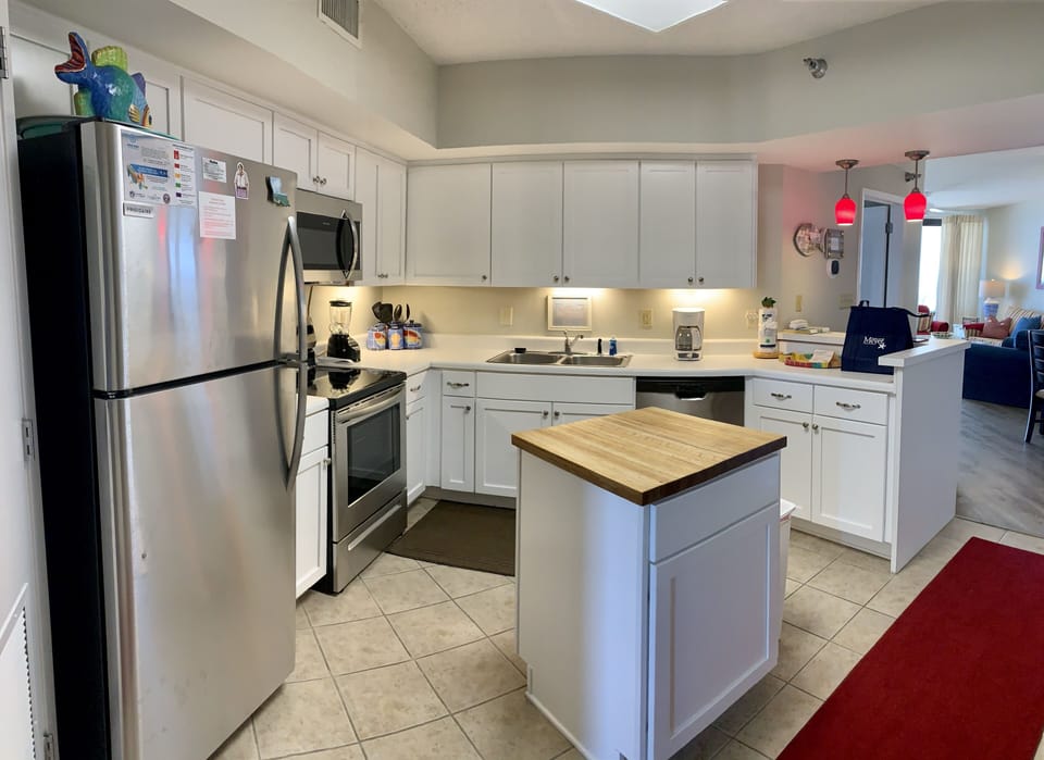 Updated kitchen with brand new stainless steel appliances and cabinets!