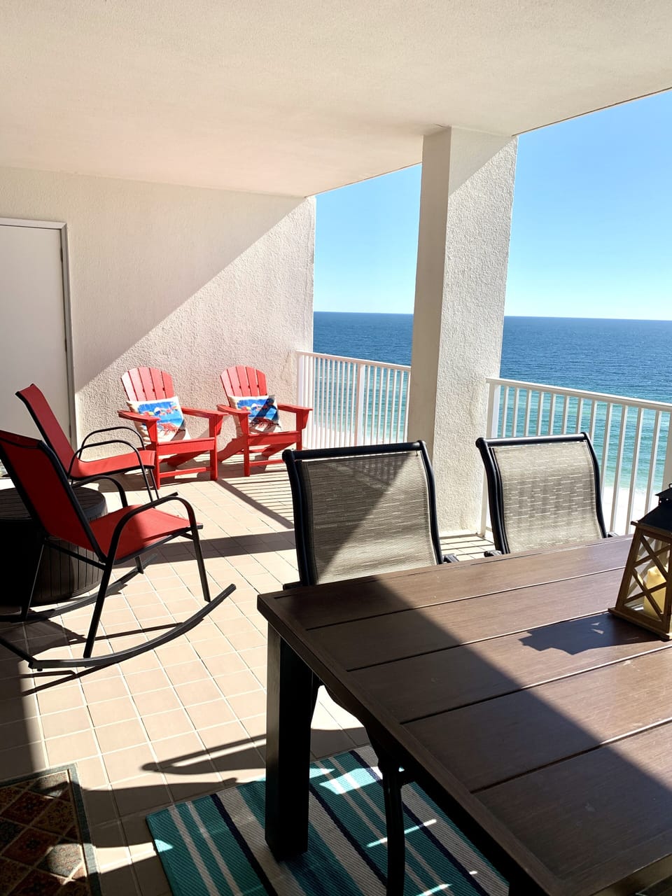 Plenty of balcony seating.