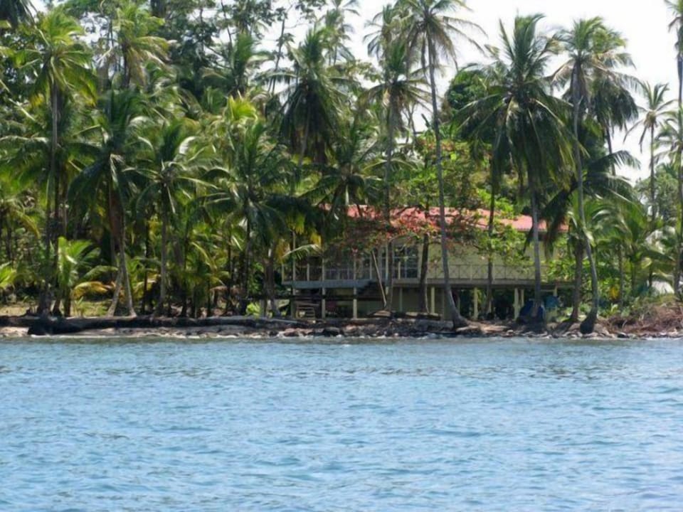Ocean view of house