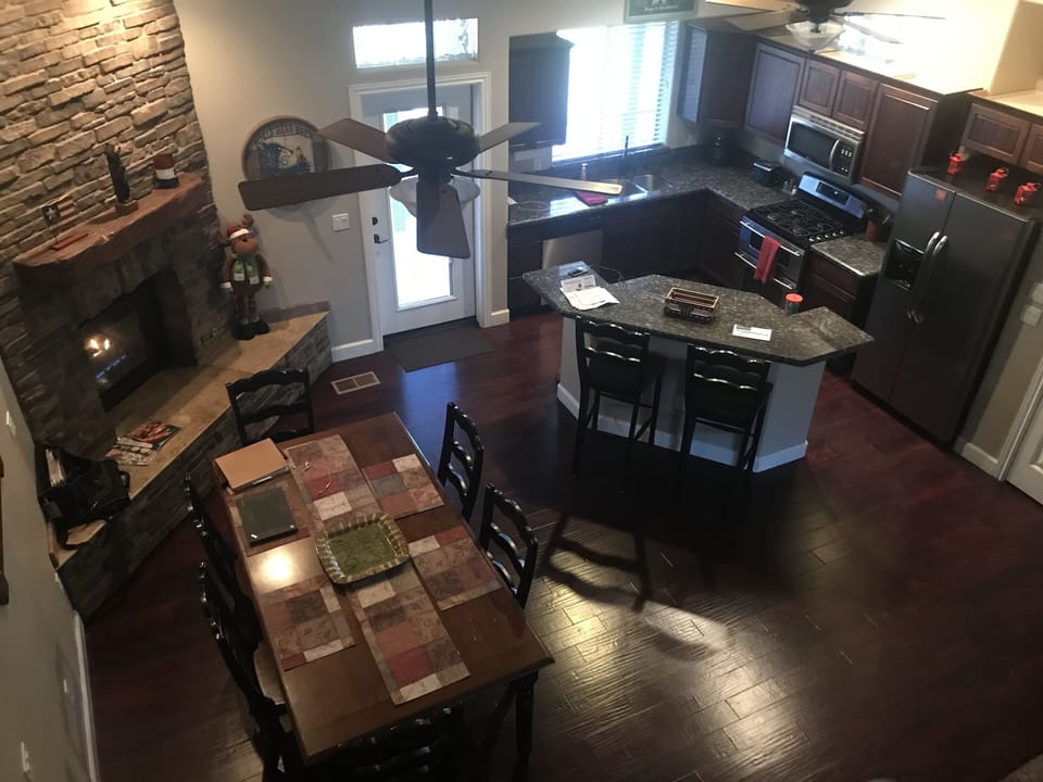 Kitchen and dining room