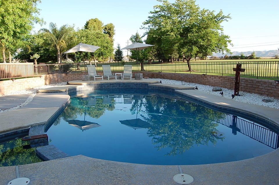 Watch the world go by while relaxing at your own private pool.