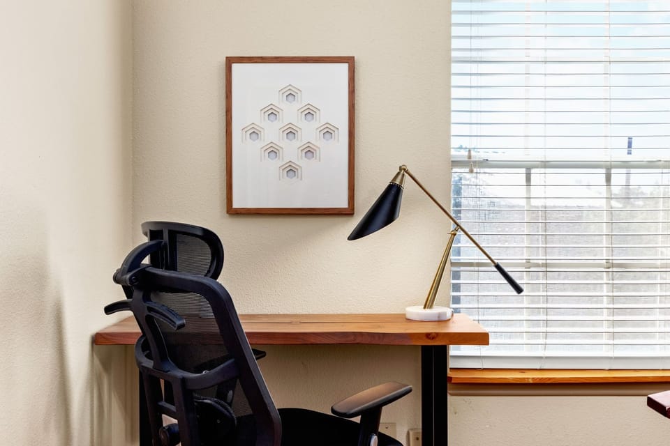 Office located in 2nd bedroom