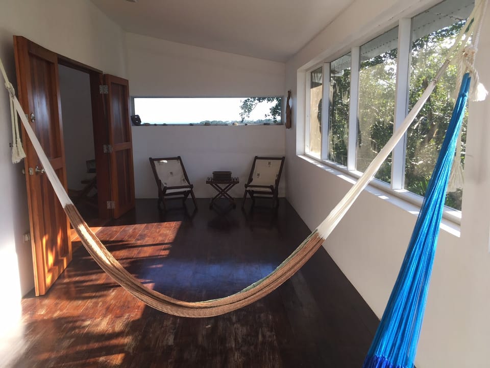 Veranda, master bedroom corner.