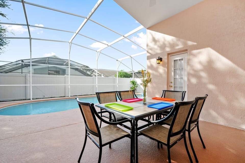 South facing pool