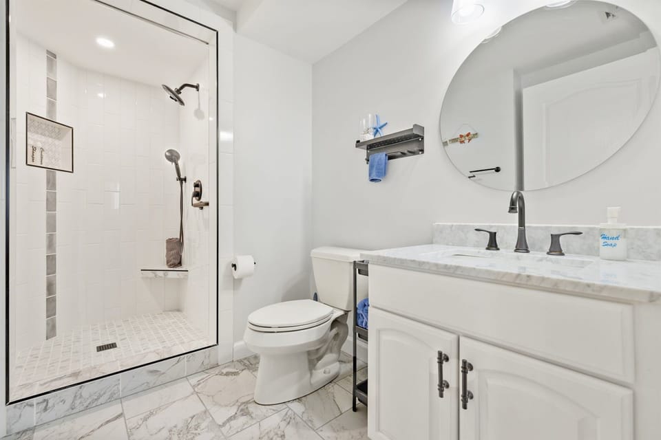 Newly updated with a walk-in shower!