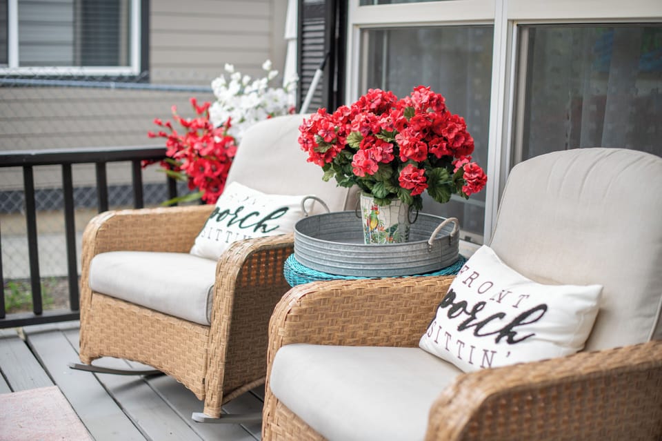 Front porches are for naps too!