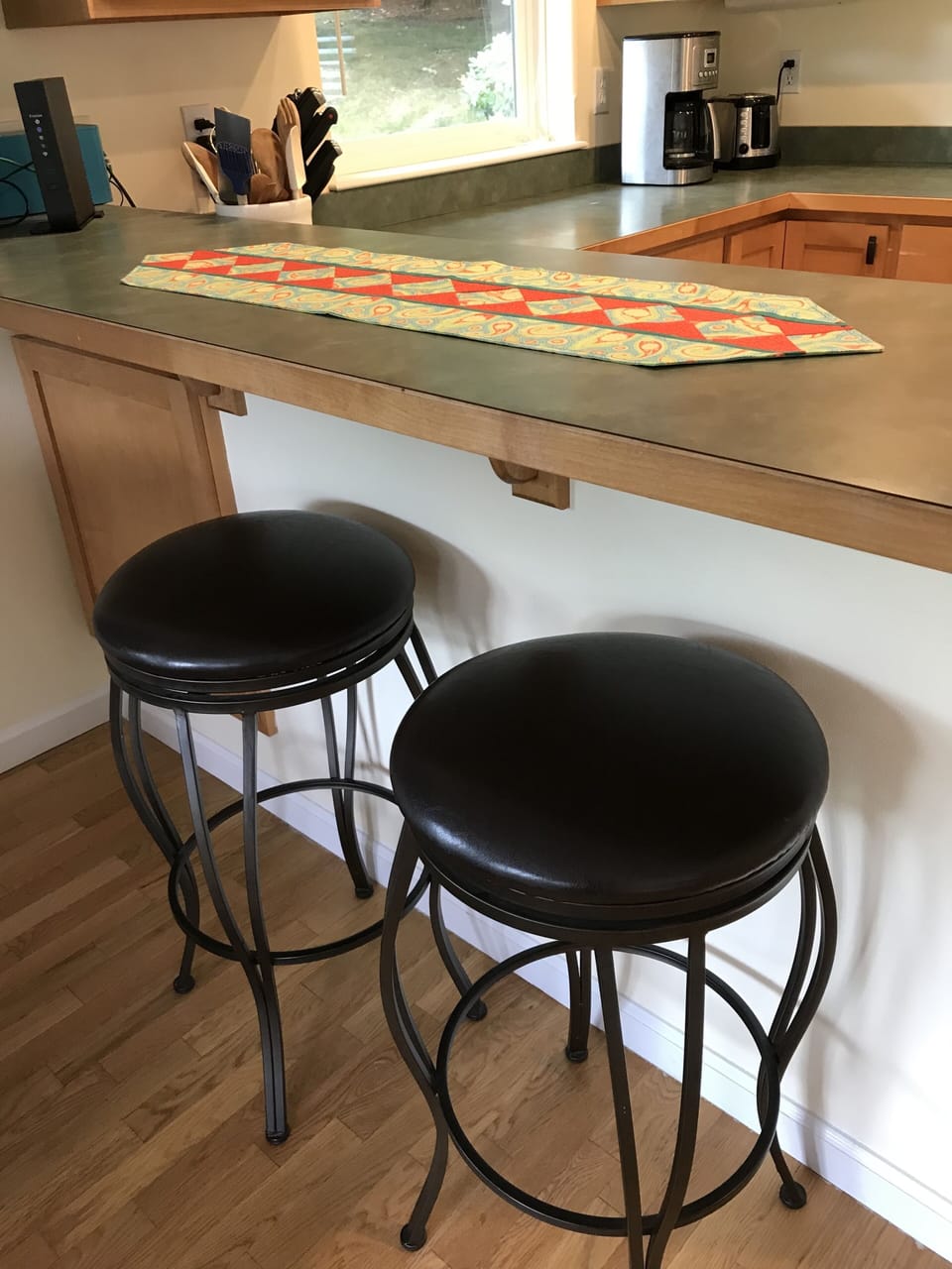 Breakfast bar for casual eating
