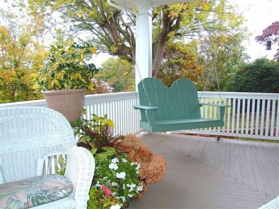 PORCH SWING on the Wrap Around Covered VERANDA
