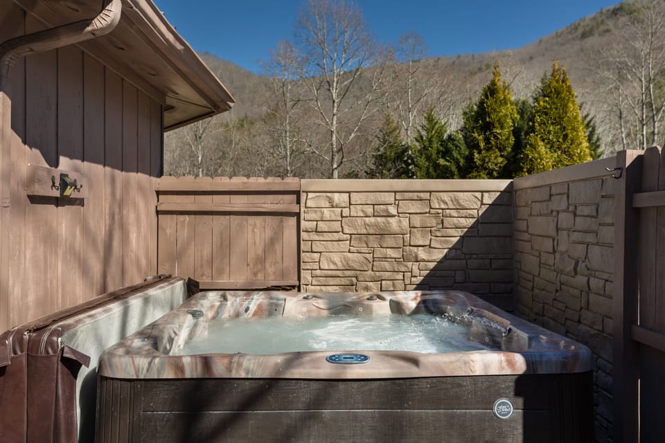 This hot tub seats 5.