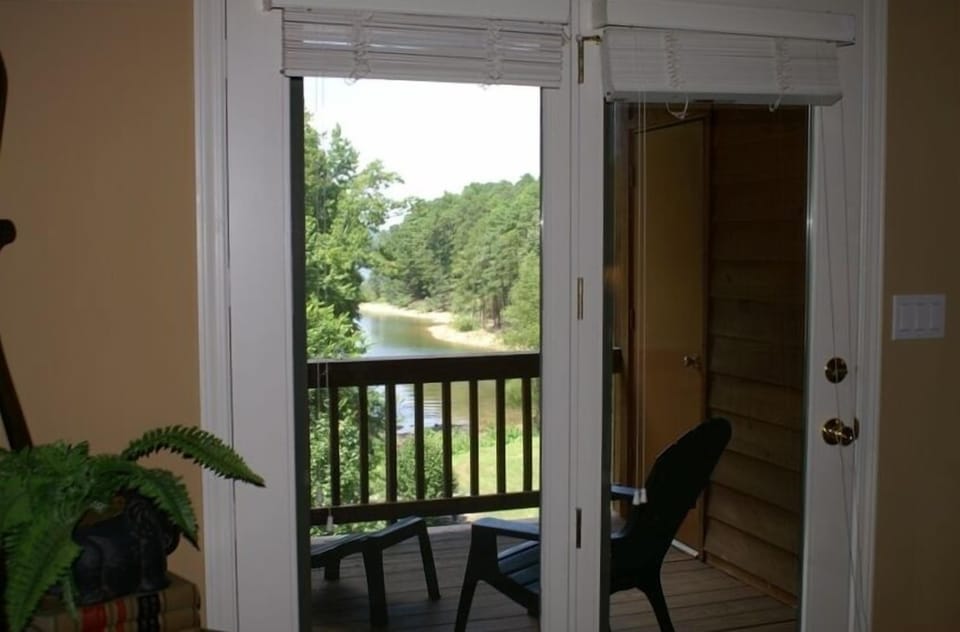 View of lake from master bedroom