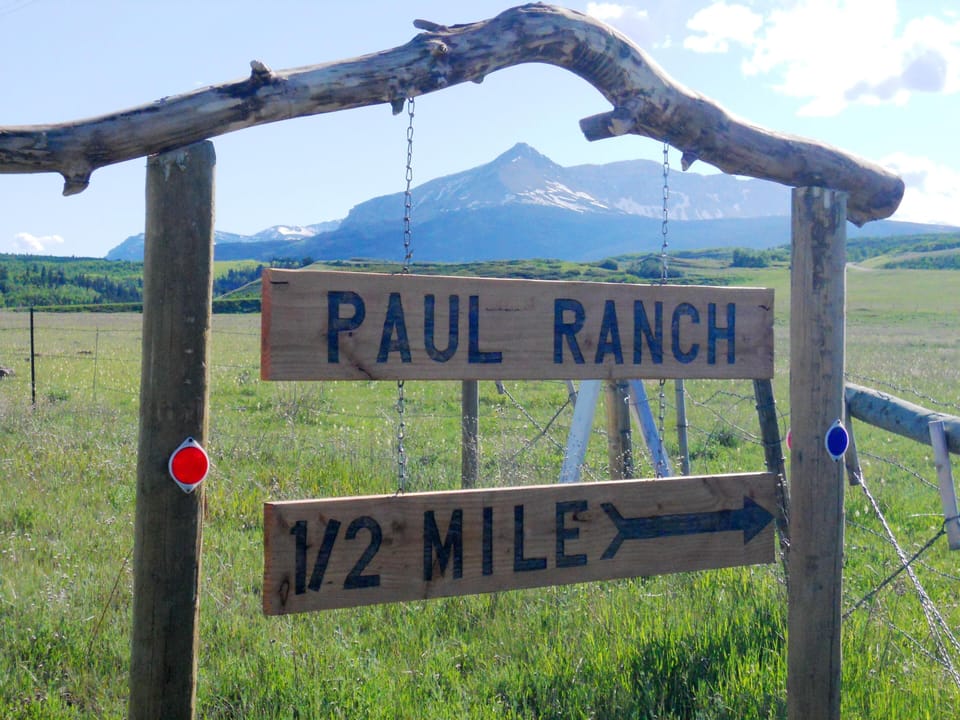 Watch for the sign off US HWY 89 approx. 4 miles north of Babb MT
