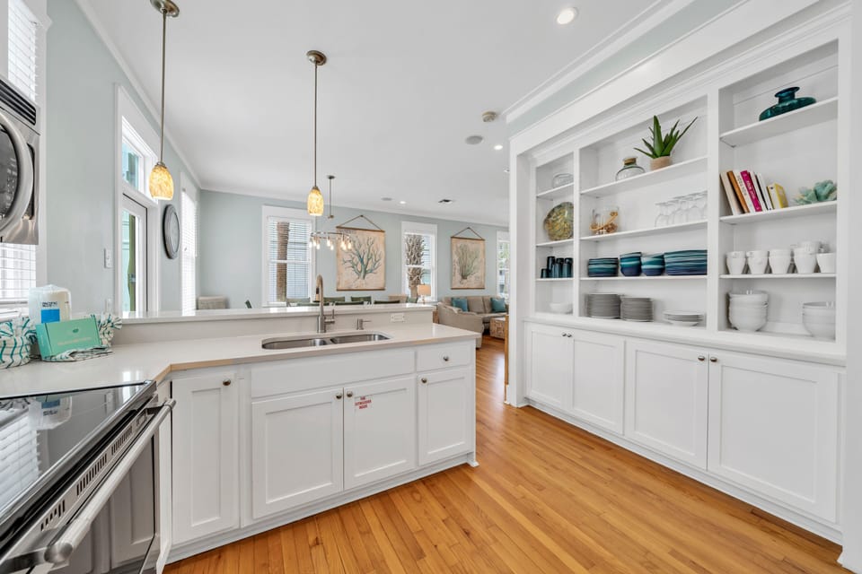 Open Cabinetry Provides Stylish Storage For All Your Kitchen Essentials