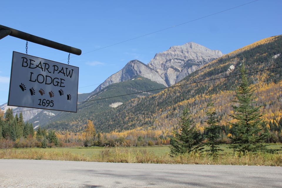 Fall colours at Bear Paw Lodge