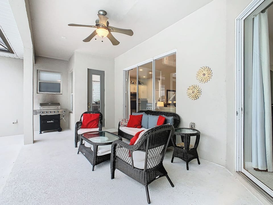 enjoy the outside deck area