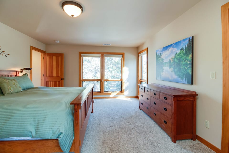 Master king #3 with attached private bath and walk-in closet.